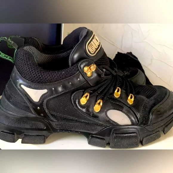 40% PRICE DROP!! 
Previously listed at $495
GUCCI FLASHTREK’S - Picture 4 of 9